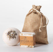 Natural Lavender Kit - A celebration of lavender scents, packed in a jute bag
