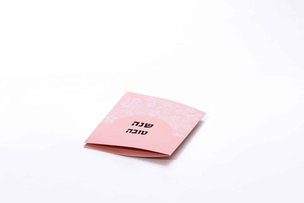 Greeting card with a key-shaped soap – Happy New Year