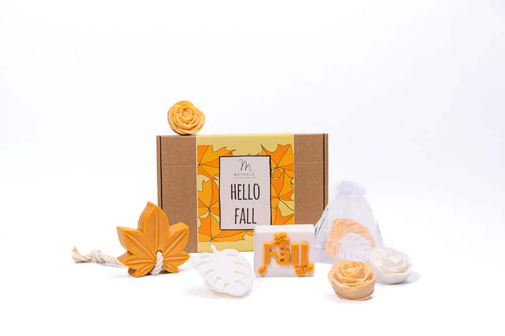 Autumn Orange Gift Set from the Seasons Gift Set Collection