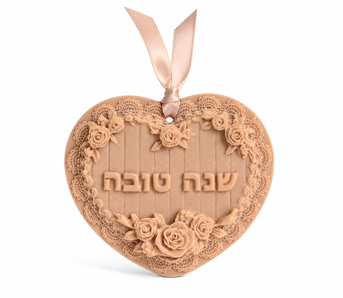 סבון לב שנה טובה עם סרט לתליה