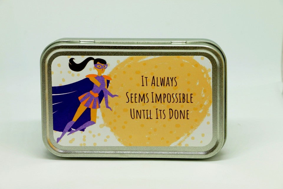 סבון " IT ALWAYS SEEMS IMPOSSIBLE"