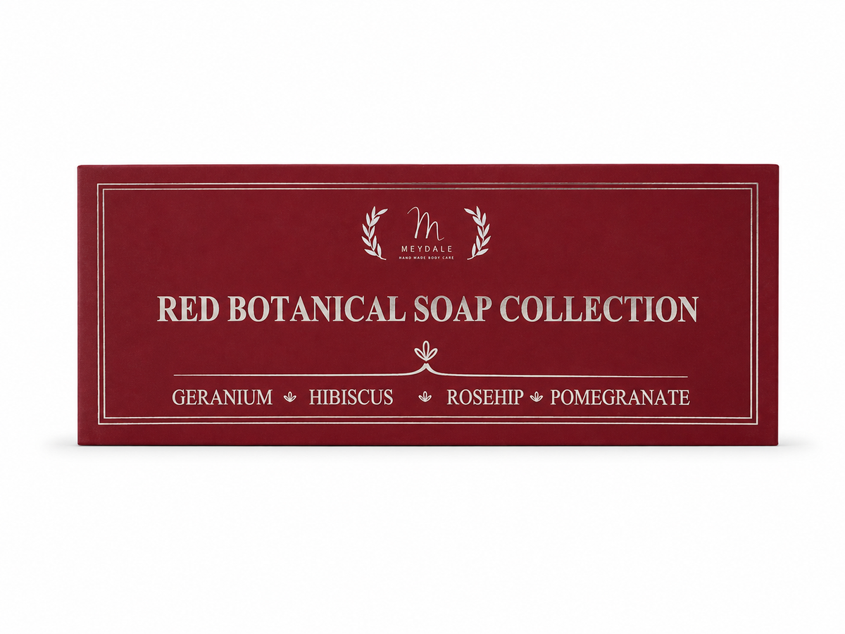 RED BOTANICAL – מארז ארבעה סבונים - בקופסא מגנטית