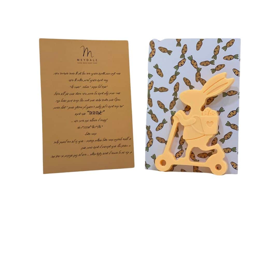 Meydale's Fable Series - Greeting Card with Soaps - Shraga the Rabbit