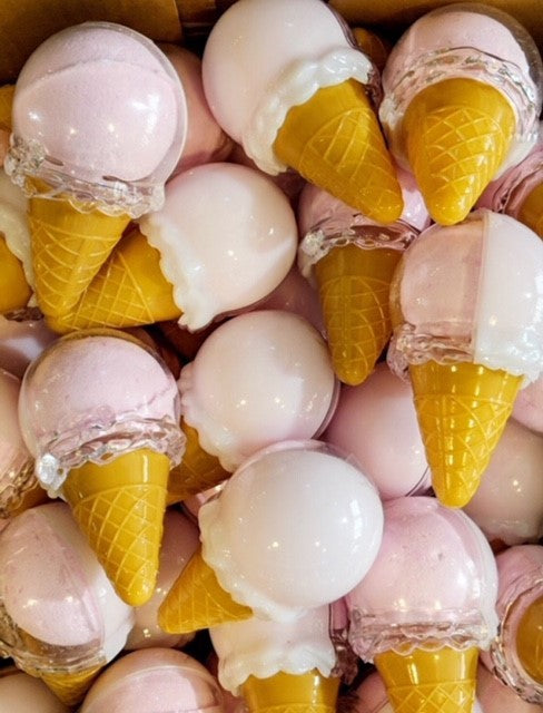 Bath Bomb 90g in Ice Cream Packaging