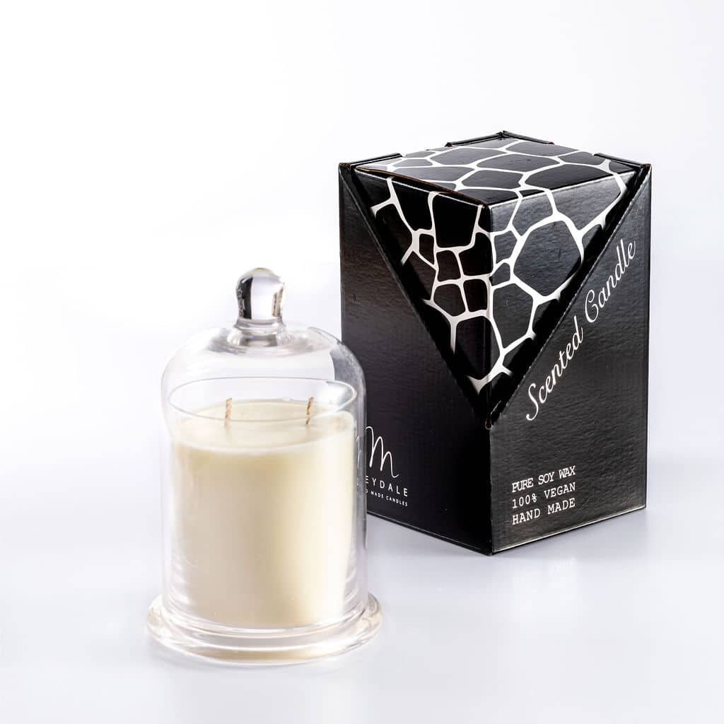 Candle in a Glass Jar with Bell Lid - Giraffe Model