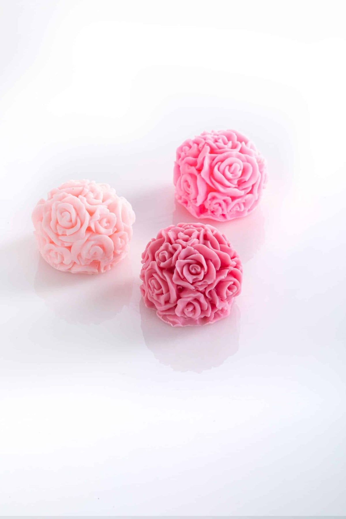 Large Rose Ball Soap - 100 g