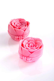 Rose soap tied with a ribbon