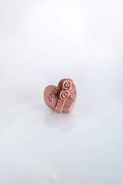 Small heart with LOVE ribbon