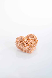 Lace heart soap