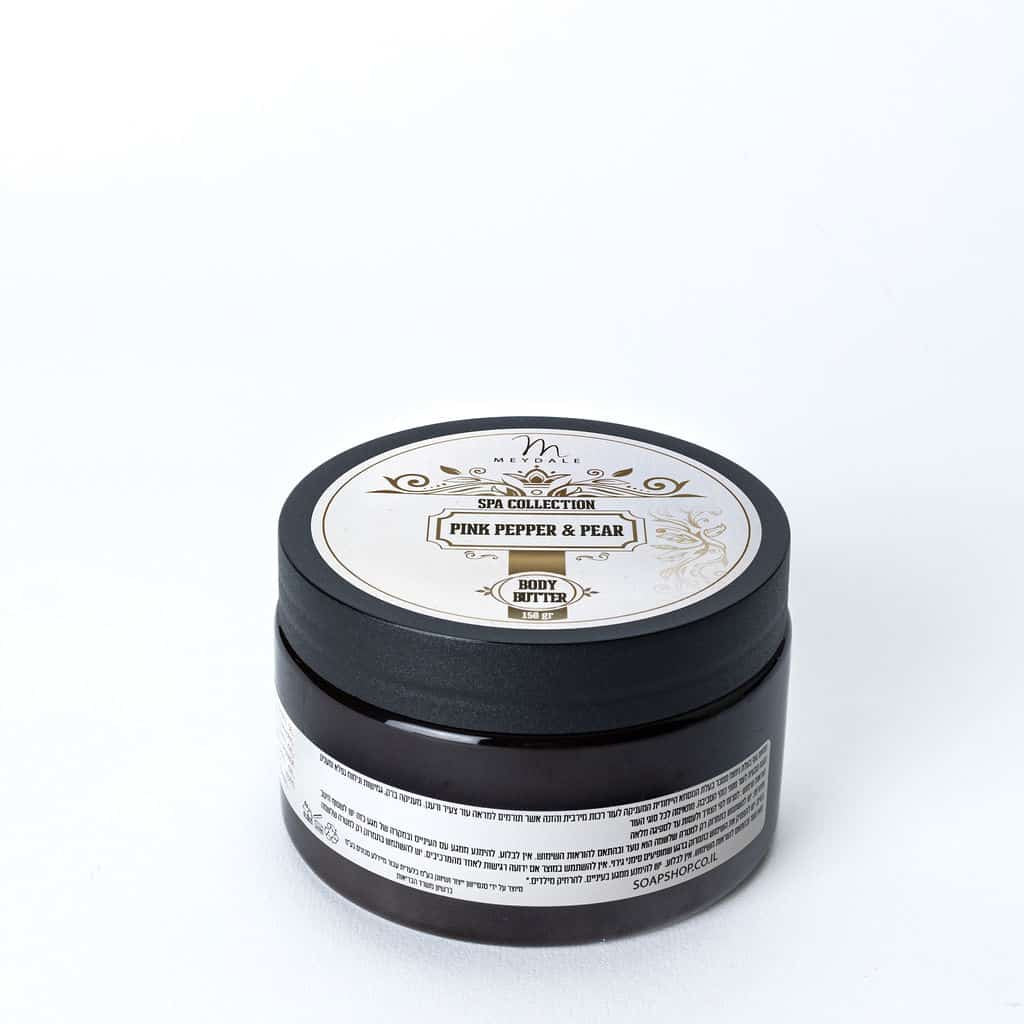 Luxurious body butter from the PINK PEPPER AND PEAR line