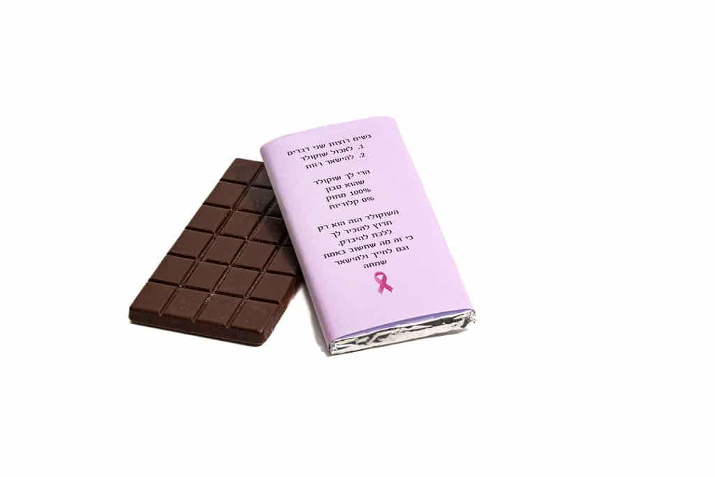 Go get checked - chocolate bar