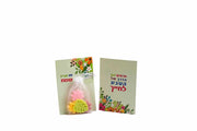 A greeting card with soaps - Flowers are nature's way of smiling