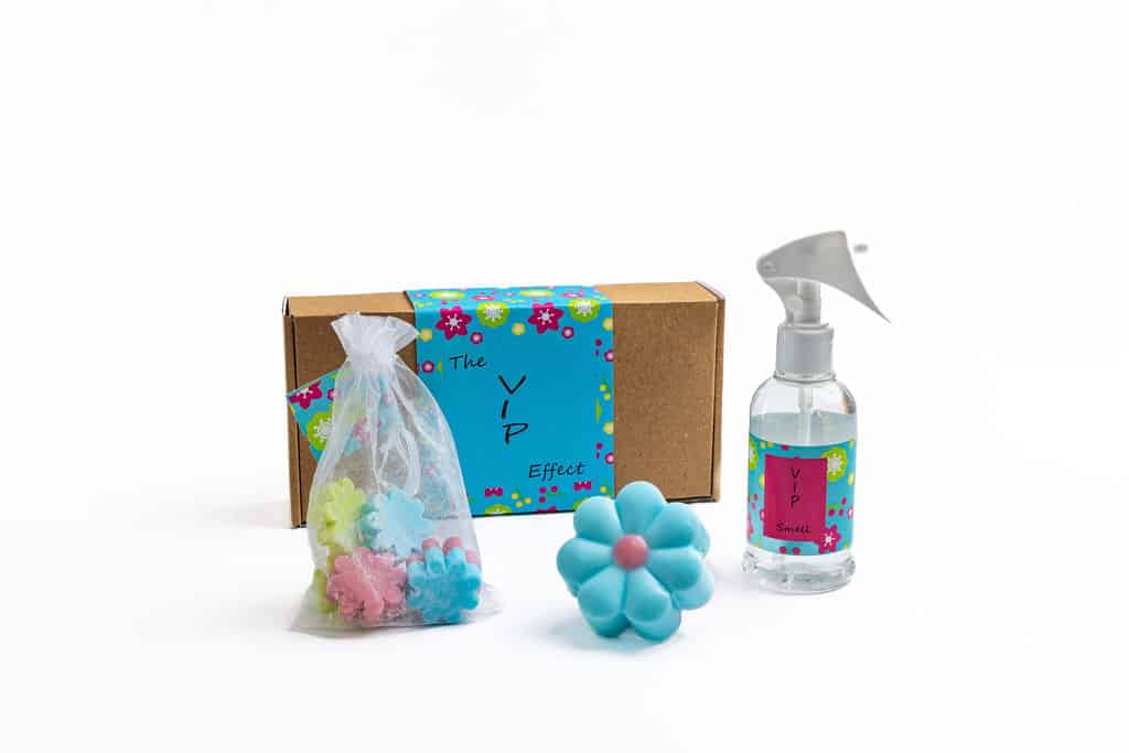 Happy Floral Gift Box - Blue