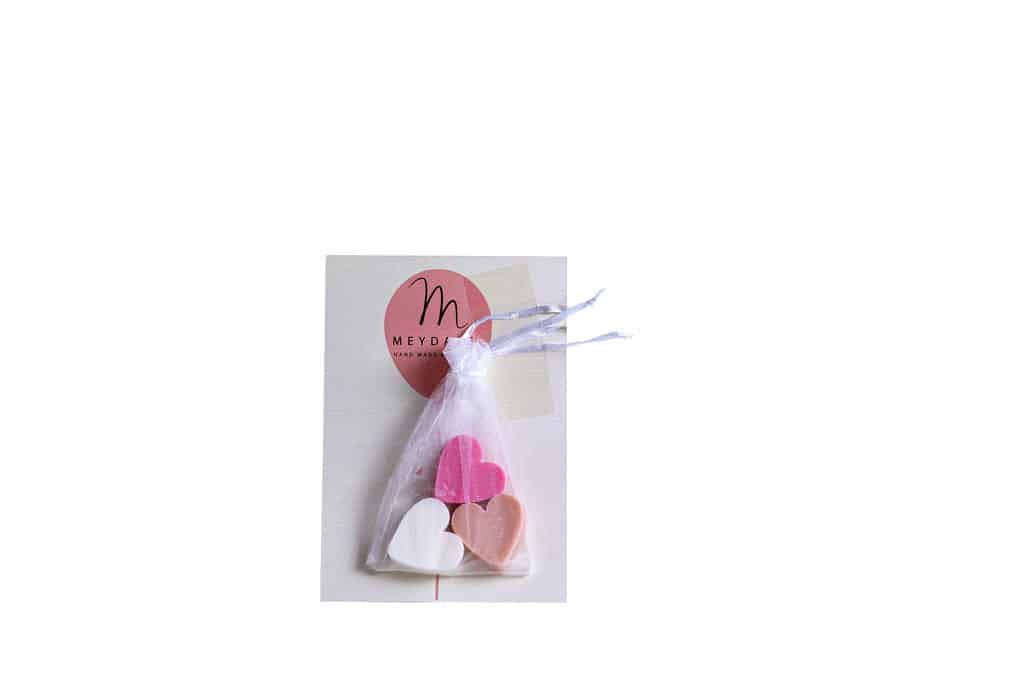 Greeting card with soaps - Happy Anniversary